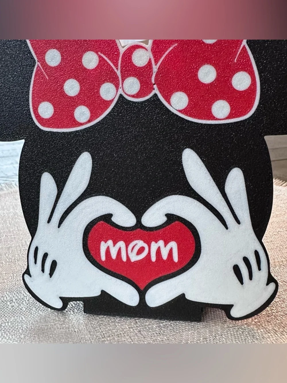 Disney Minnie Mouse Mother’s Day Soap Holder for Bath & Body Works Bottles